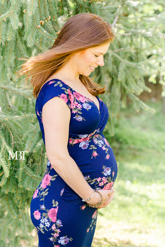 expecting mom during her maternity session in Fairfax, Virginia by a Northern Virginia maternity photographer