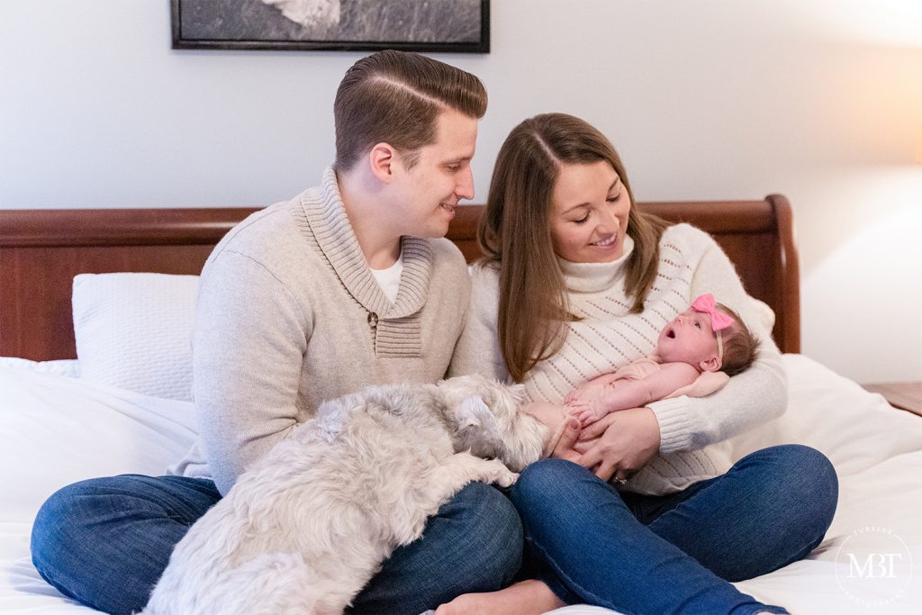 in home newborn session in Fairfax, Virginia by a Virginia newborn photographer