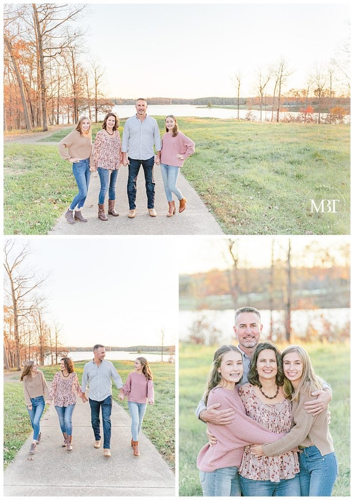 family of 4 in their neighborhood, a family photography in Northern Virginia