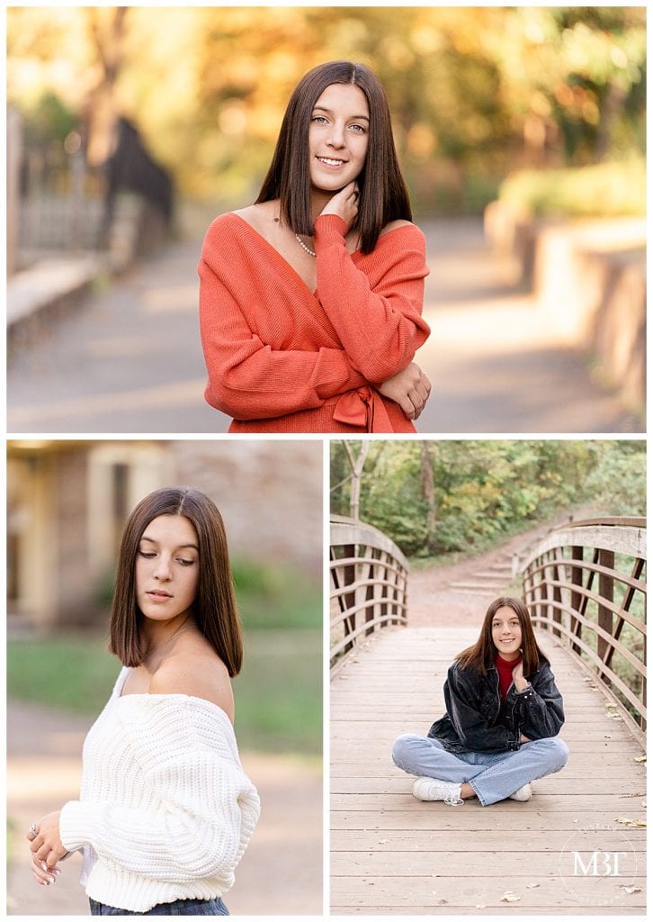 girl during her senior pictures at Ellanor C Lawrence Park in Chantilly, Virginia taken by TuBelle Photography, a Northern Virginia senior photographer