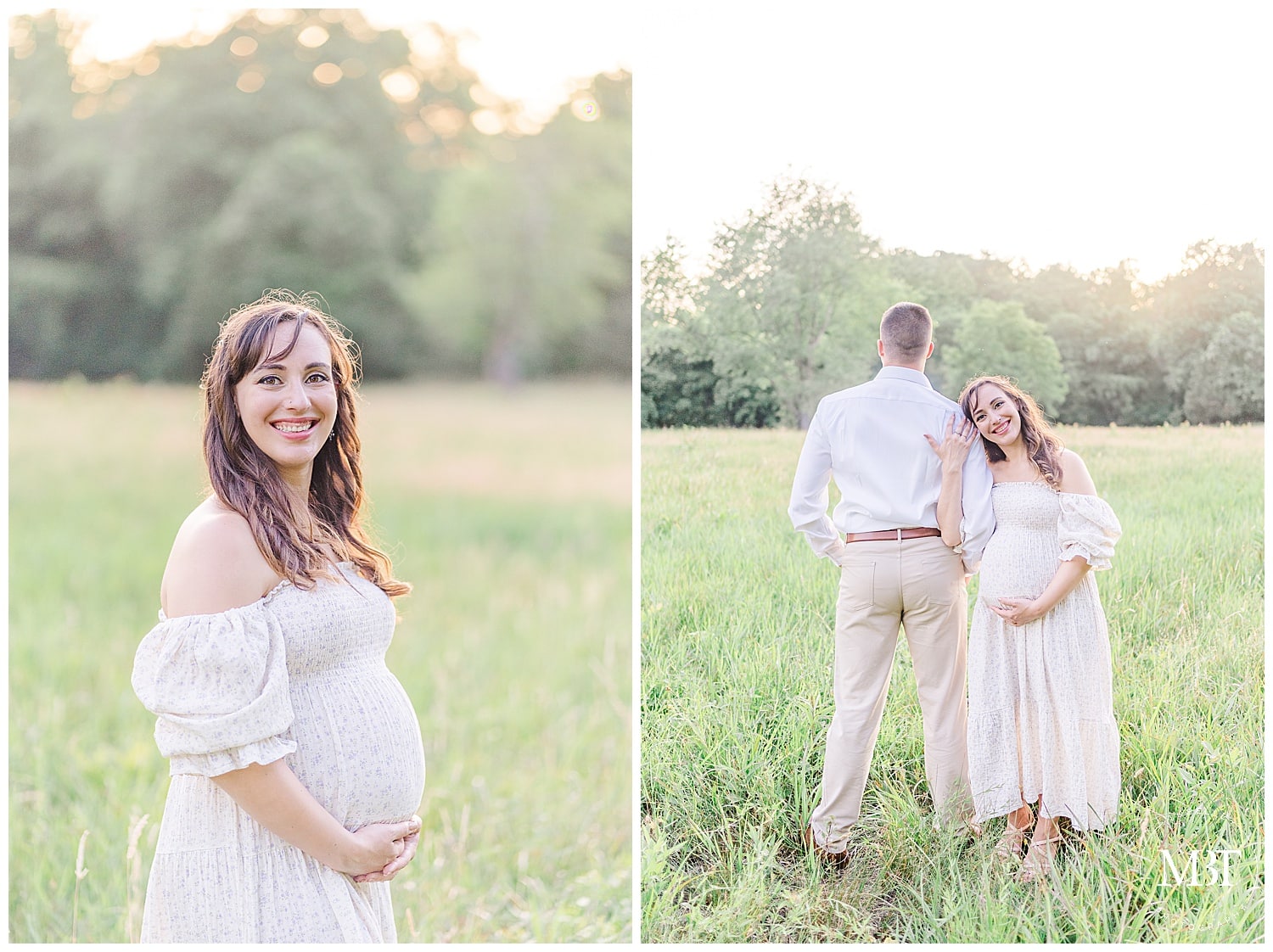 first time expecting couple during their maternity session at Manassas Battlefield, taken by TuBelle Photography, a Northern Virginia maternity photographer