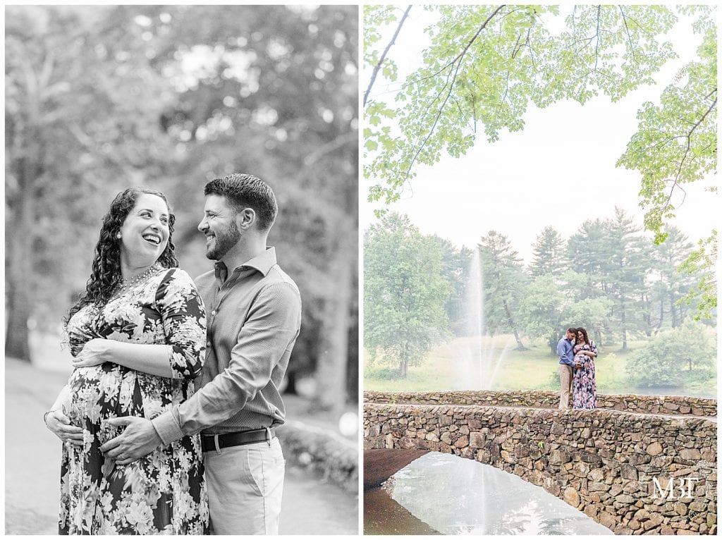 first time parents during their maternity session at Airlie in Warrenton, Virginia, taken by TuBelle Photography, a NoVa maternity photographer