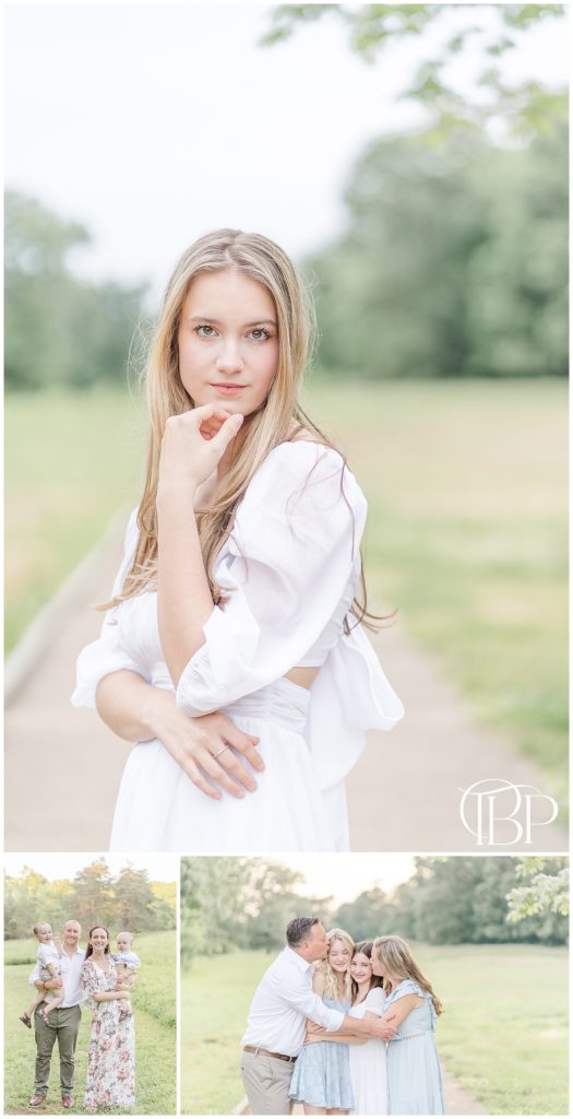 Senior girl posing for her mini session in Chantilly, Virginia taken by TuBelle Photography, a spring minis photographer.