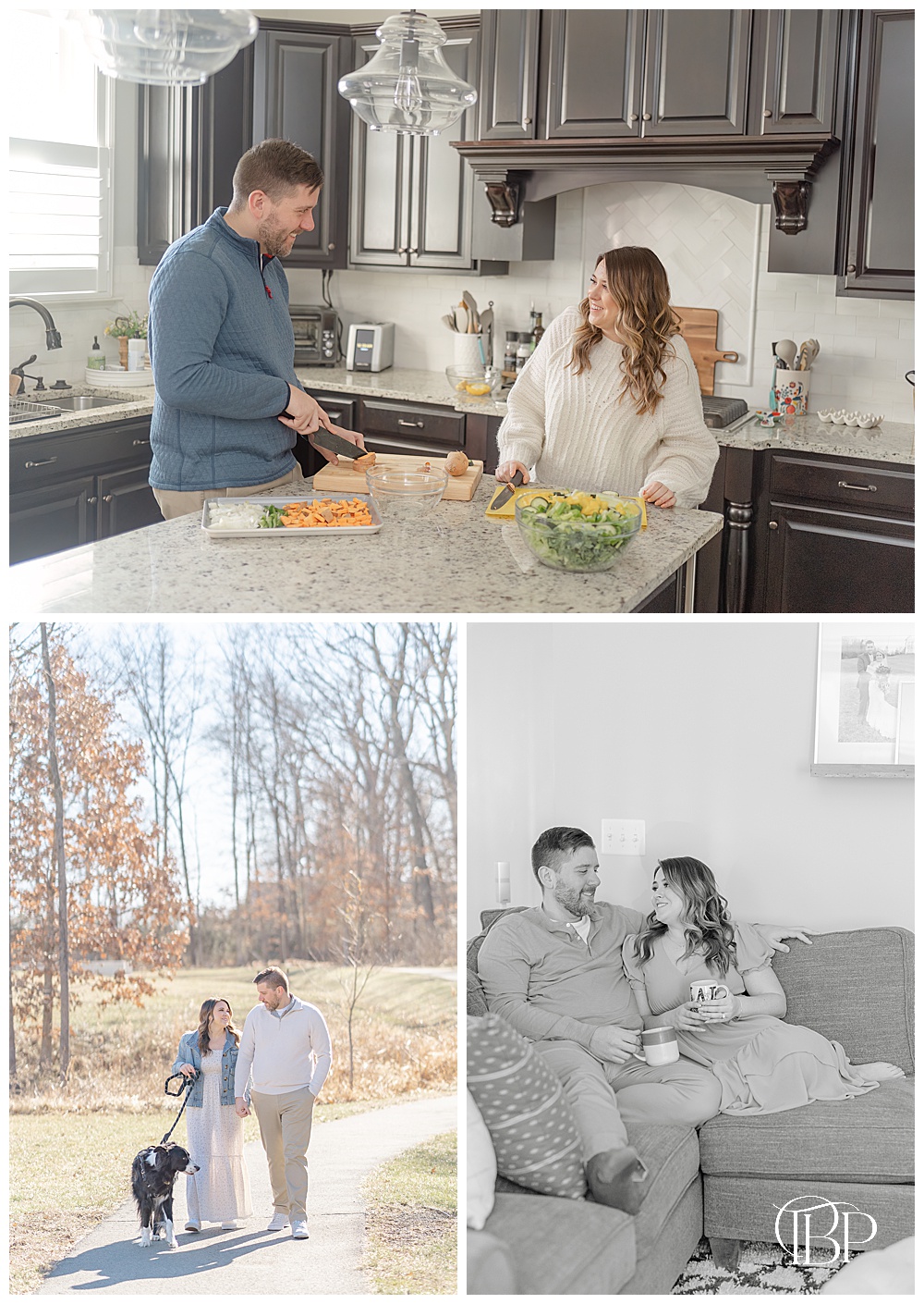 Collage of Fairfax, Virginia lifestyle family photos