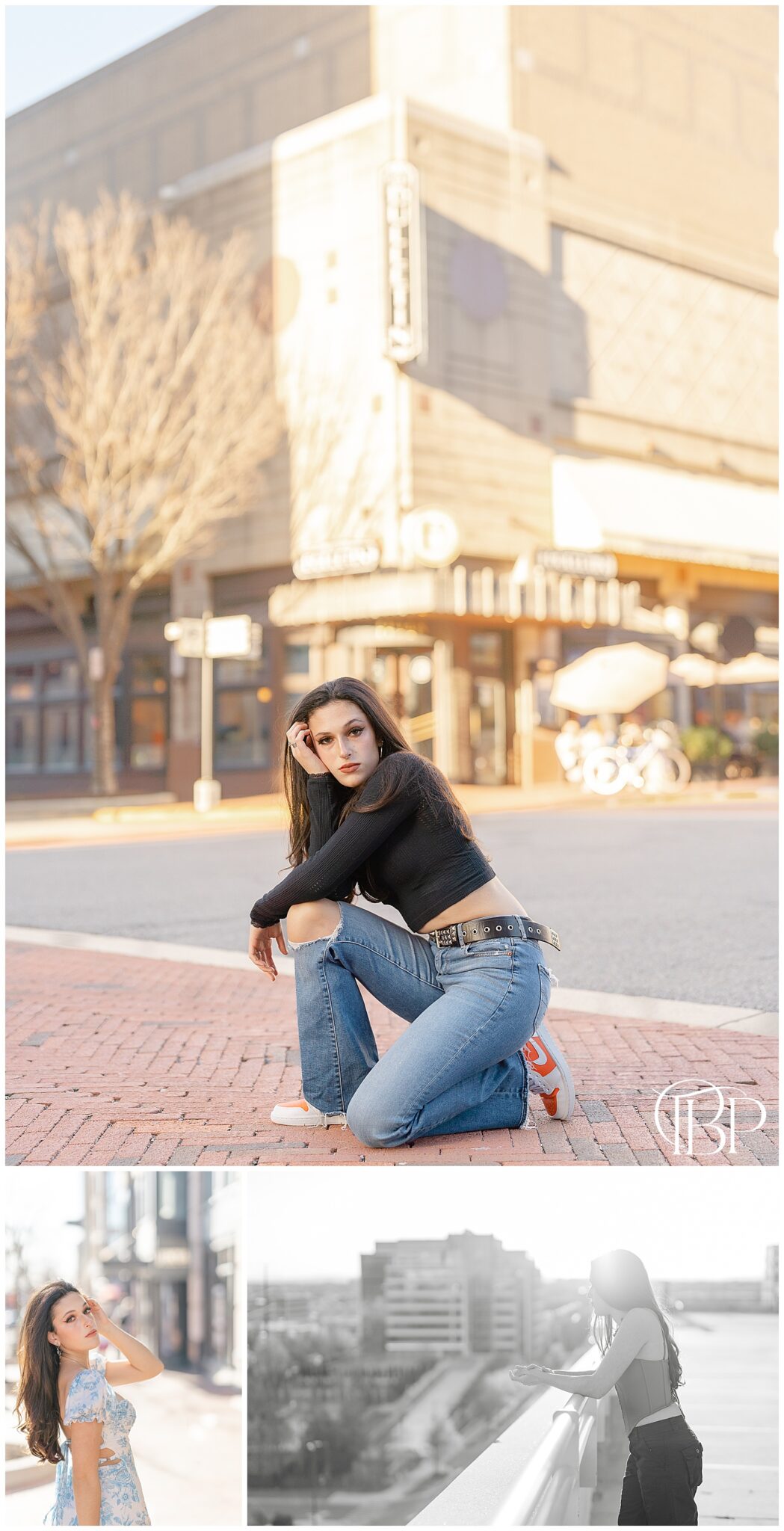 Edgy Senior Pictures In Downtown Reston, VA - TuBelle Photography