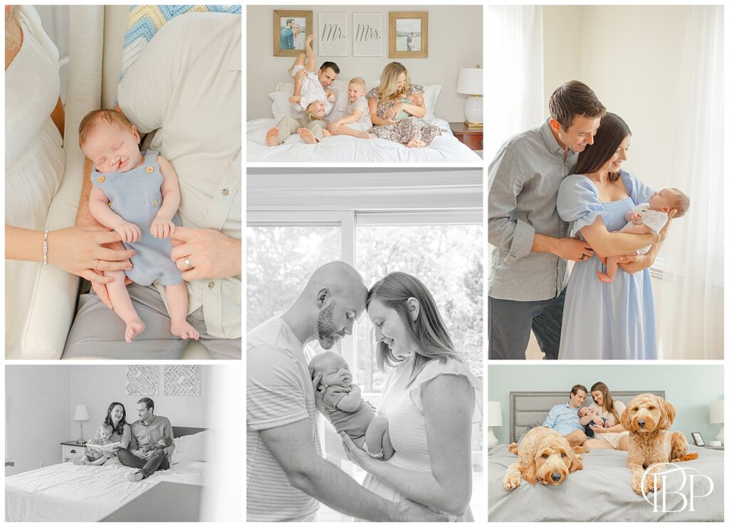 Newborn pictures taken by associates in Virginia
