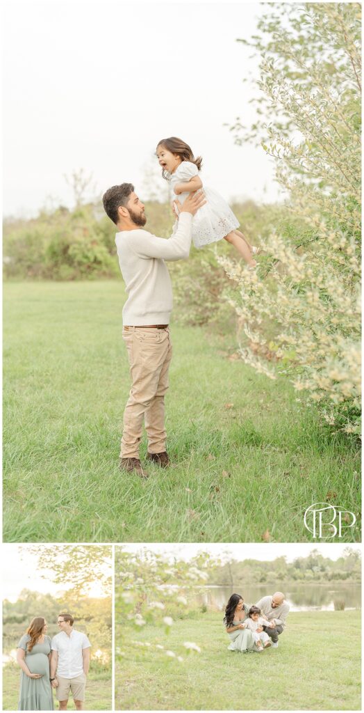 Virginia lakeside spring mini sessions