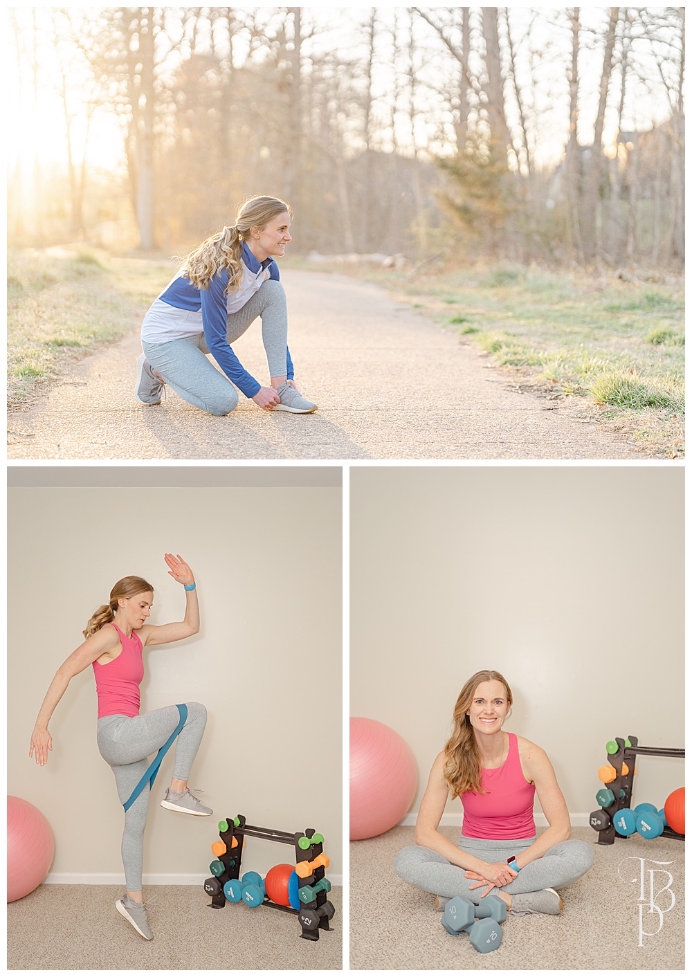 Branding pictures for a fitness coach