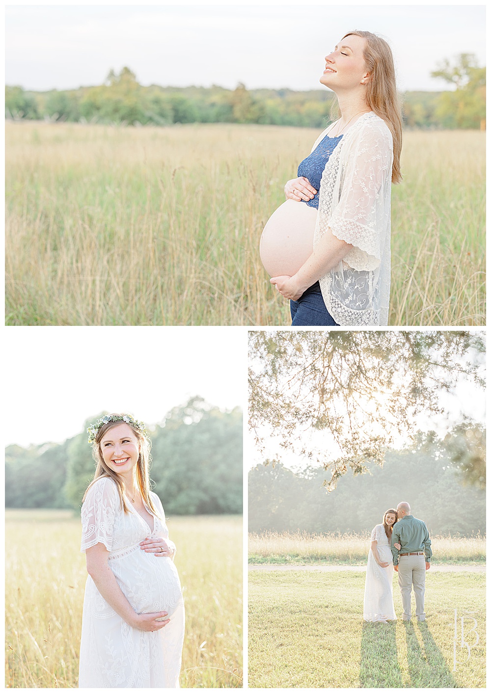 collage to show why maternity photos are important