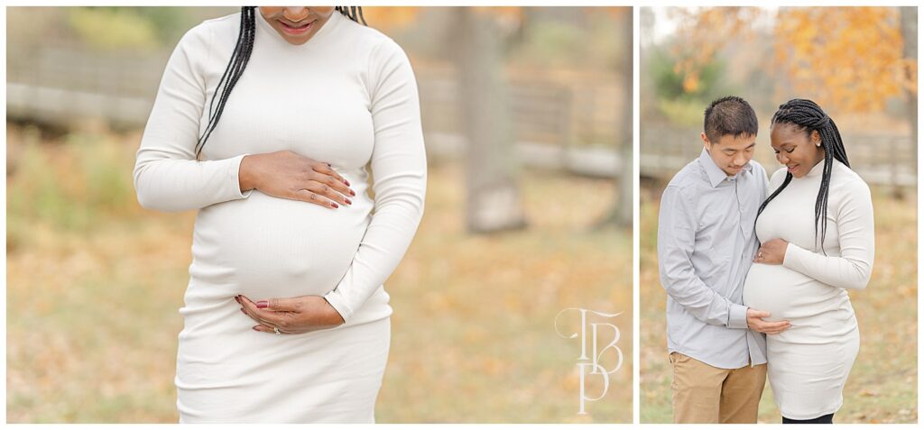 Fall maternity pictures at Silver Lake Park