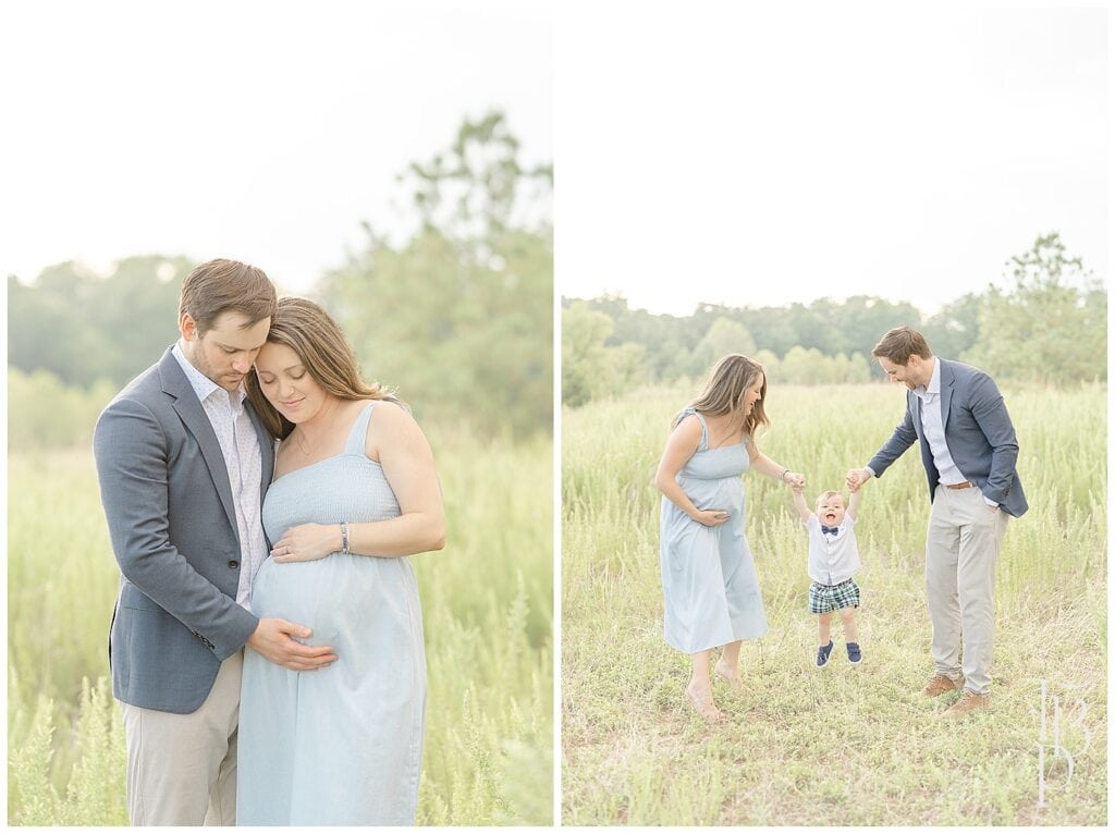 Maternity session with big brother