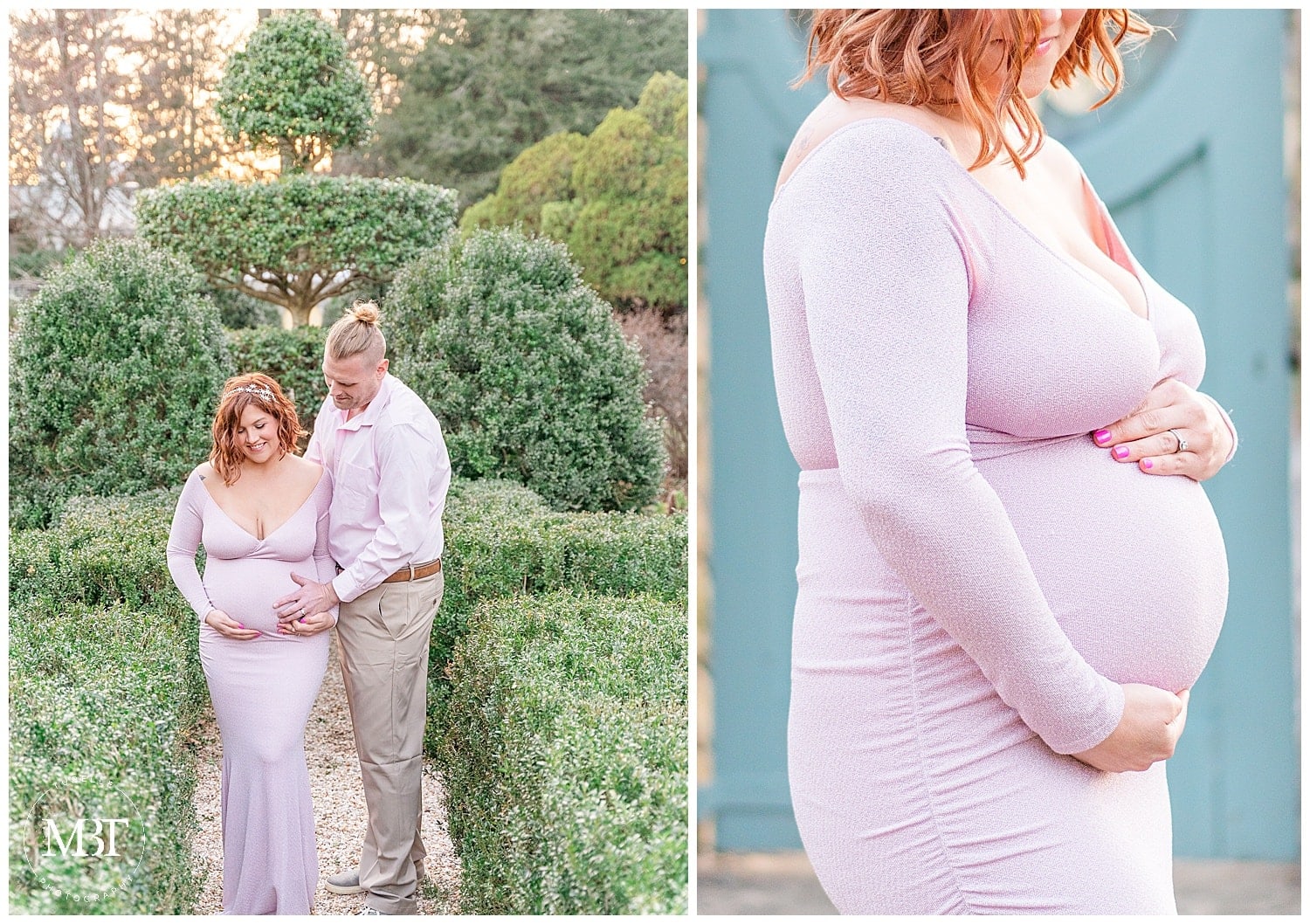 garden maternity session by Warrenton, Virginia photographer