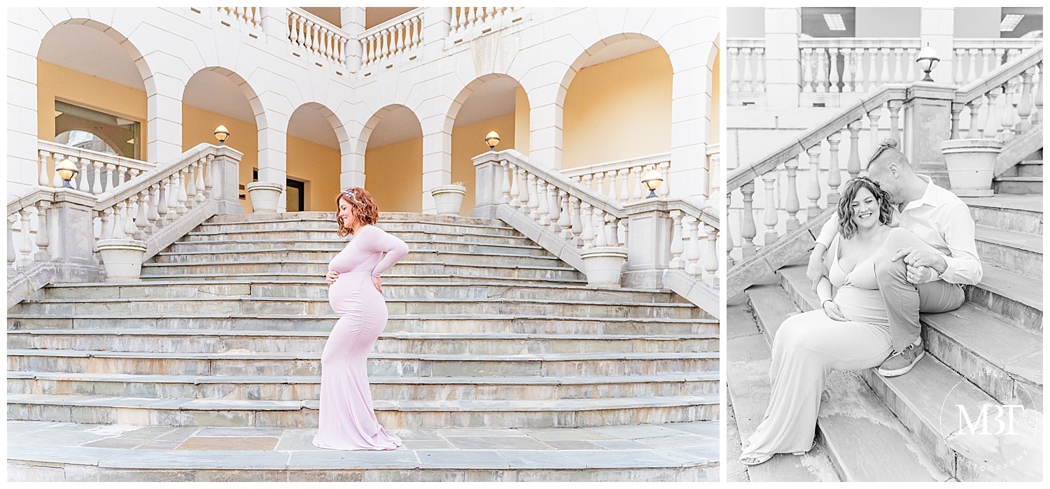 expecting couple during their maternity photoshoot in Airlie by TuBelle Photography, a Warrenton, VA photography