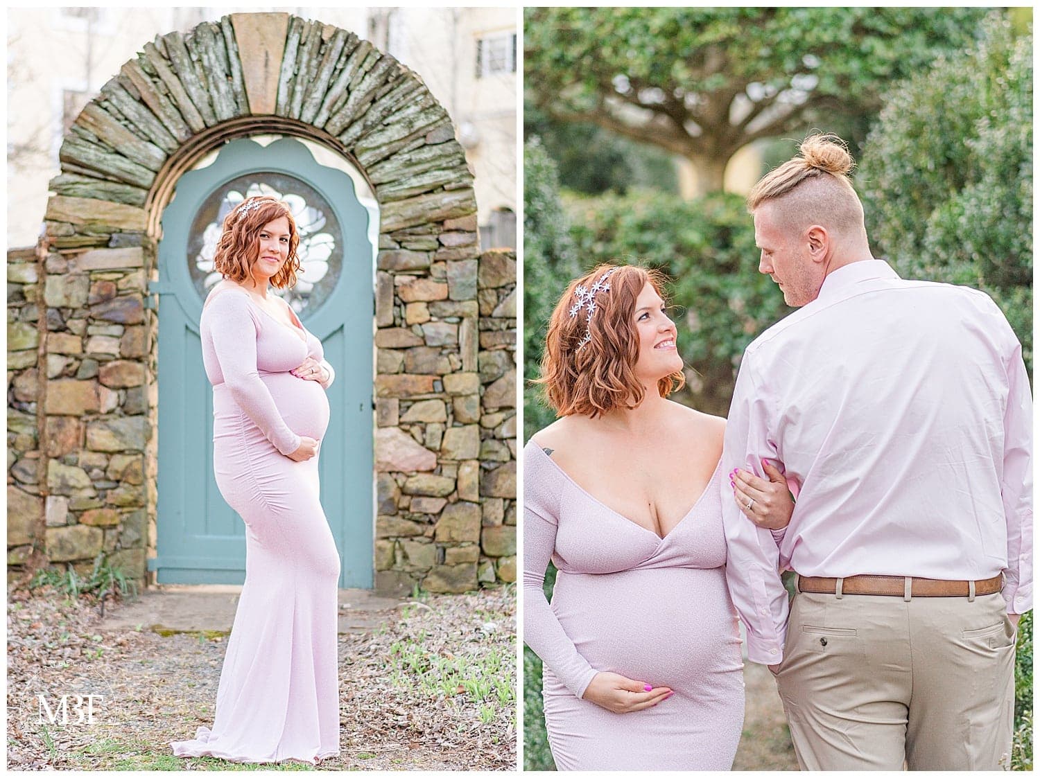expecting couple during maternity pictures taken by TuBelle Photography, a Warrenton, VA photographer